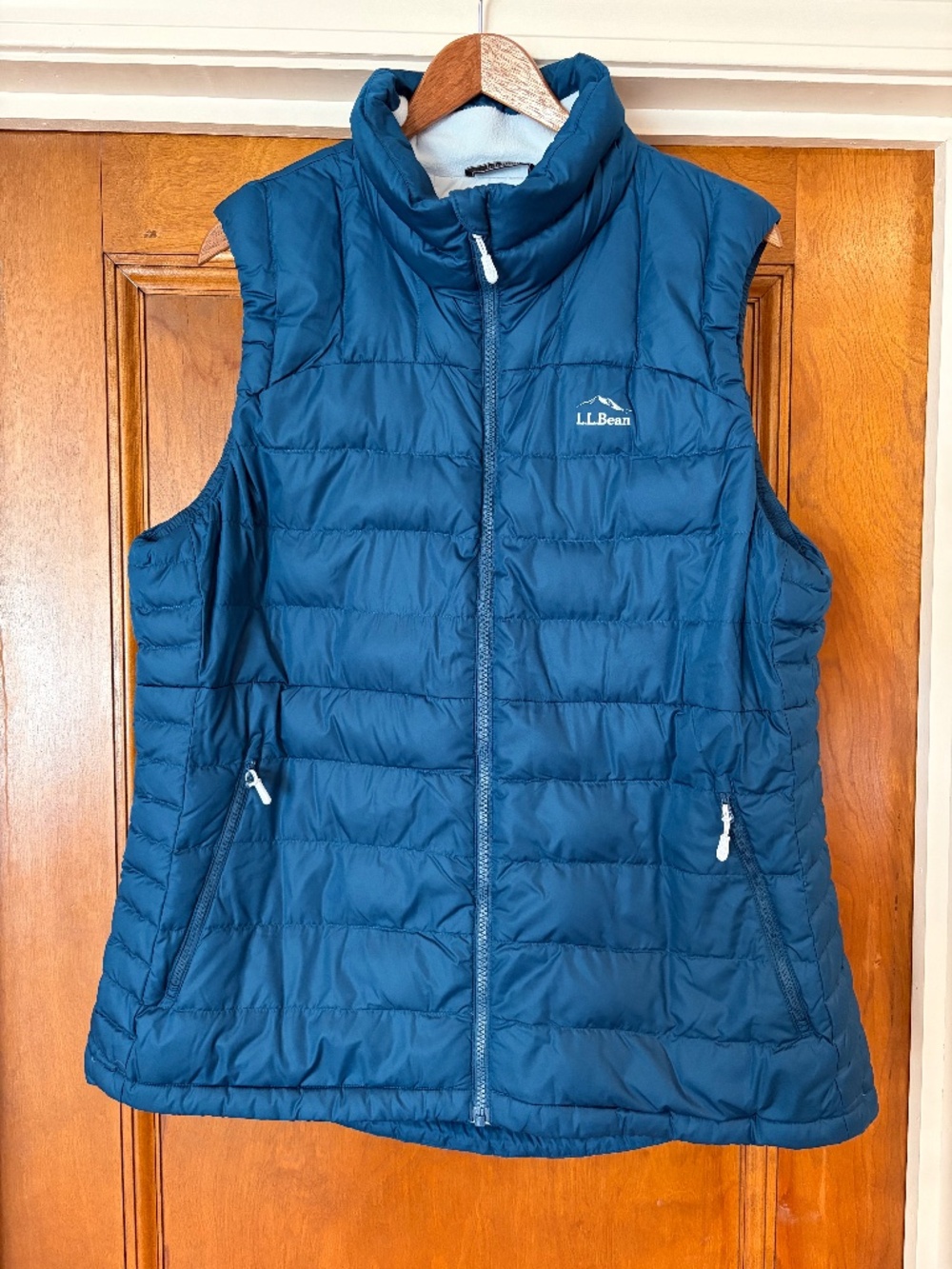 L.L. Bean Downtek Down Vest - Blue